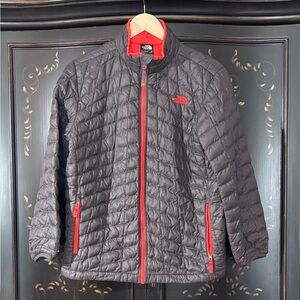 The North Face Red & Black Thermoball Jacket